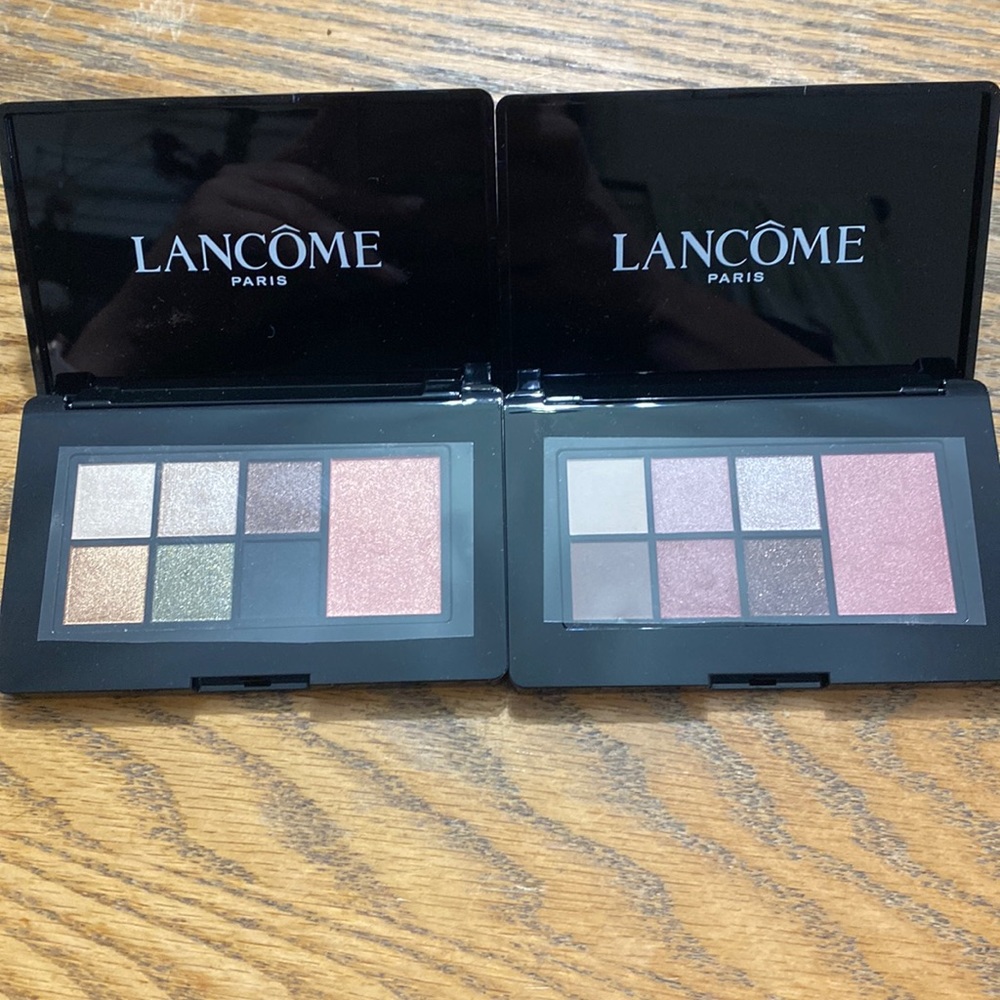 New Lancôme Paris Glow look warm palette day & night